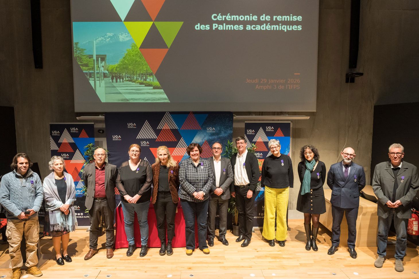 Photo de la promotion Juillet 2025 des Palmes académiques